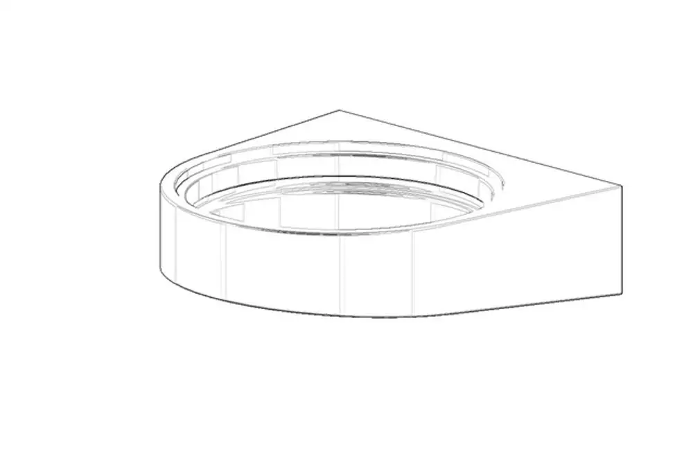 DORNBRACHT Halter für Glashalter ERSATZTEILE 081784505 90 x 26 x 86 mm Chrom, 081784505-00 Galeriebild 1